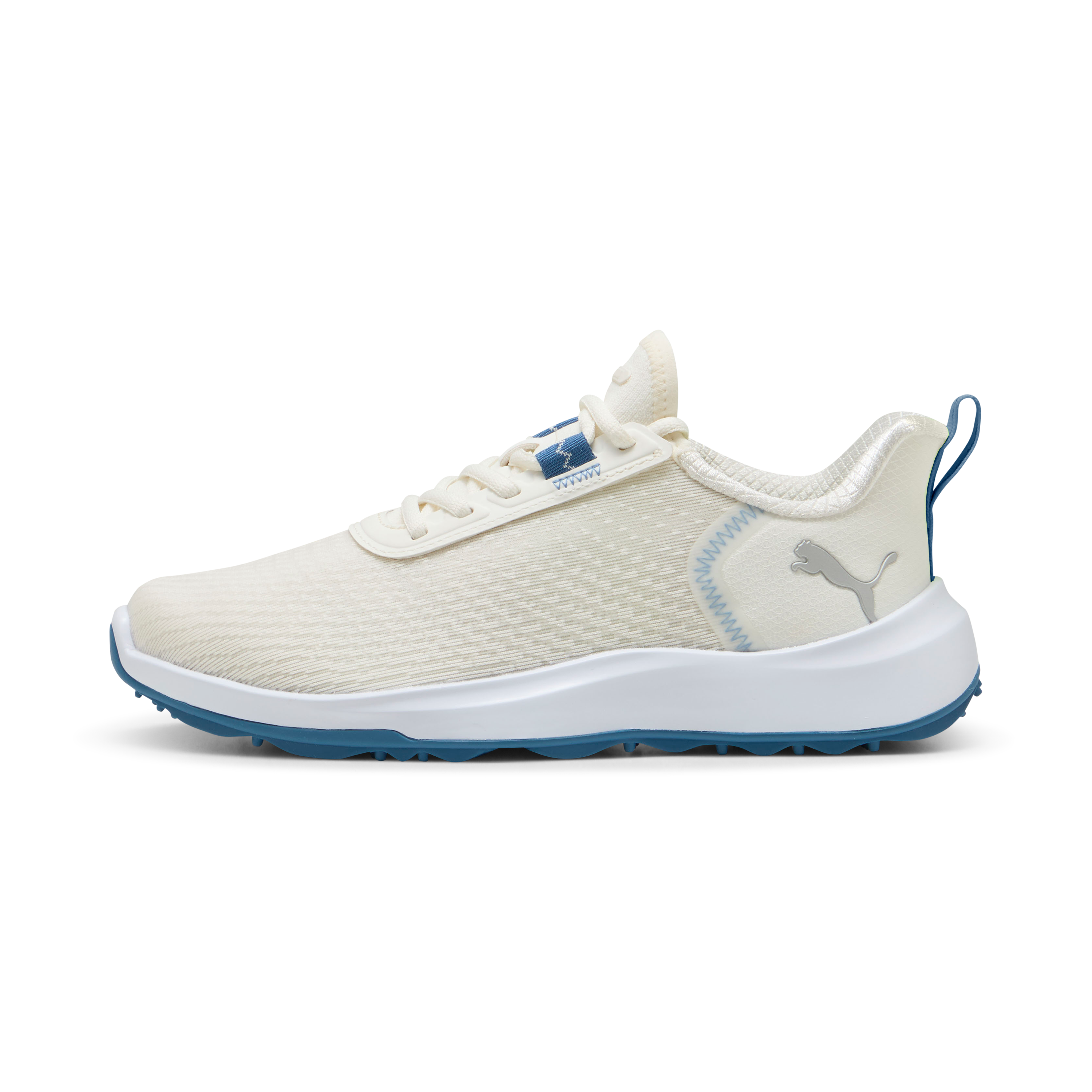 Women's Fusion Crush Sport Spikeless Golf Shoe - Off-White/Blue